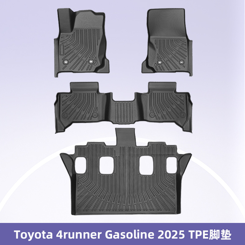 Para Toyota 4runner 2025 combustible 3D todo el tiempo material TPE almohadilla de pie almohadilla del maletero