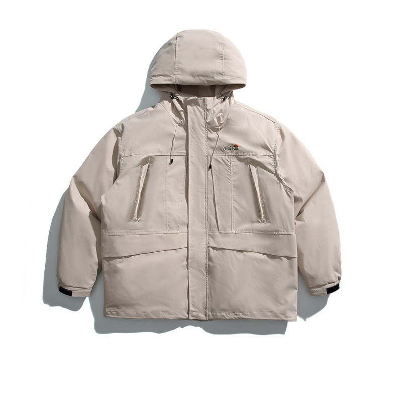 Winter New 90 white duck down three-in-one down jacket thickened warm detachable workwear jacket Winter New 90 white duck down three-in-one down jacket thickened warm detachable workwear jacket
