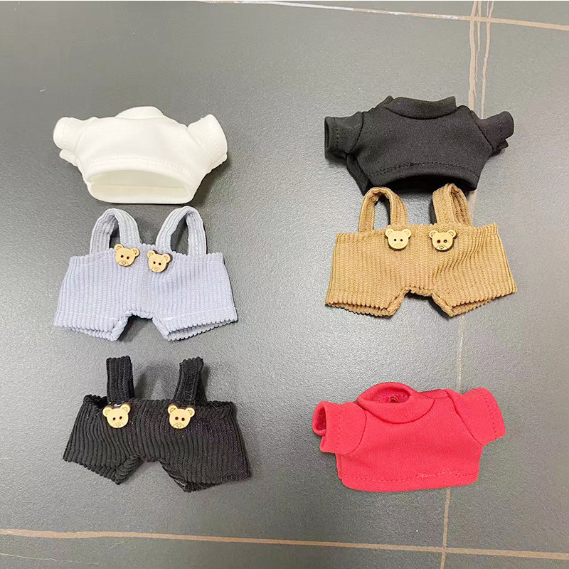 mini doll clothes striped suspenders twist stick bear master dog doll diy accessories doll clothes
