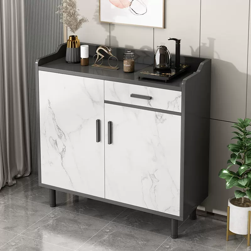 茶水柜家用置物柜客厅收纳柜子储物柜靠墙小边柜餐柜多功能茶柜