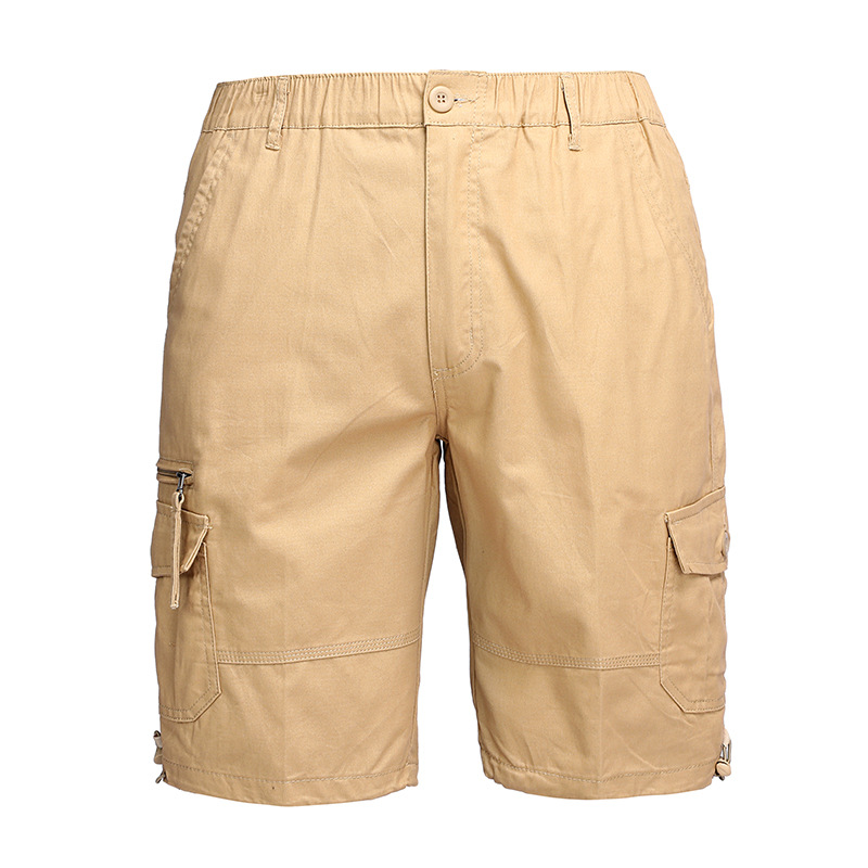 Comercio exterior al por mayor pantalones finos de verano de cinco puntos para hombres deportes de algodón puro para hombres pantalones casuales populares para hombres monos sueltos para hombres