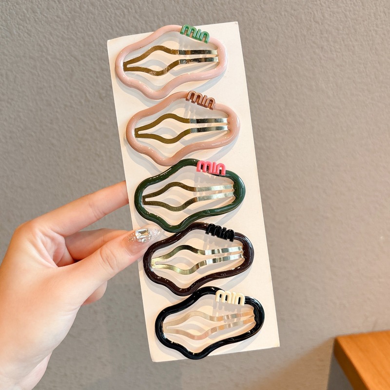 Juego de 5 piezas en color café