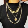 Accessory, chain, metal necklace, pendant, European style, wholesale