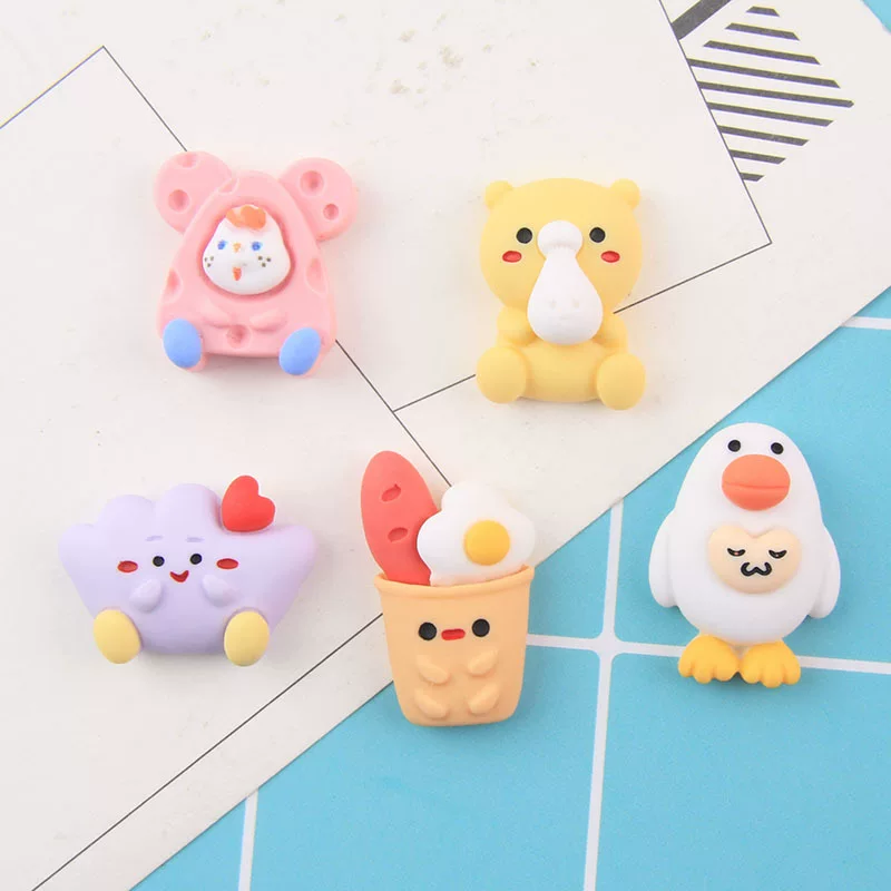 Creative cartoon cream phone case, hair rope, hairpins, accessory, pencil case, DIY