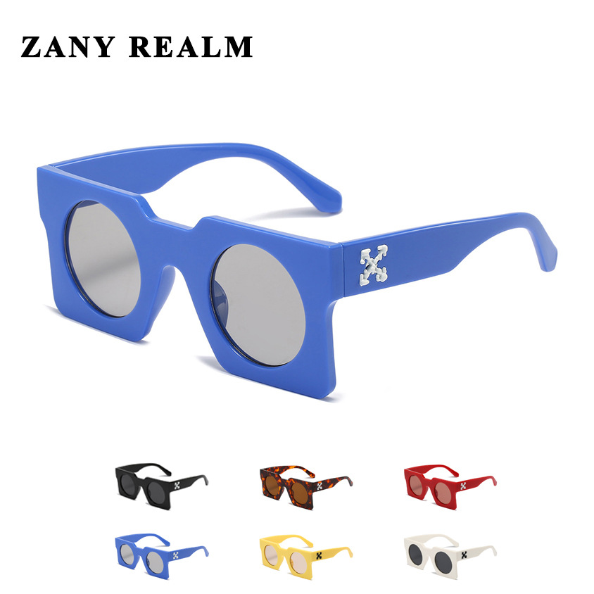 Marco azul piezas de color azul claro