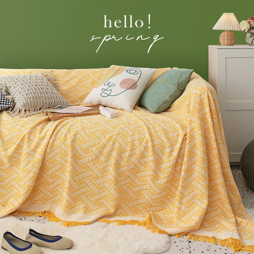 Nordic ins internet celebrity full cover sofa towel full cover sofa cover cover towel universal sofa cover blanket blanket