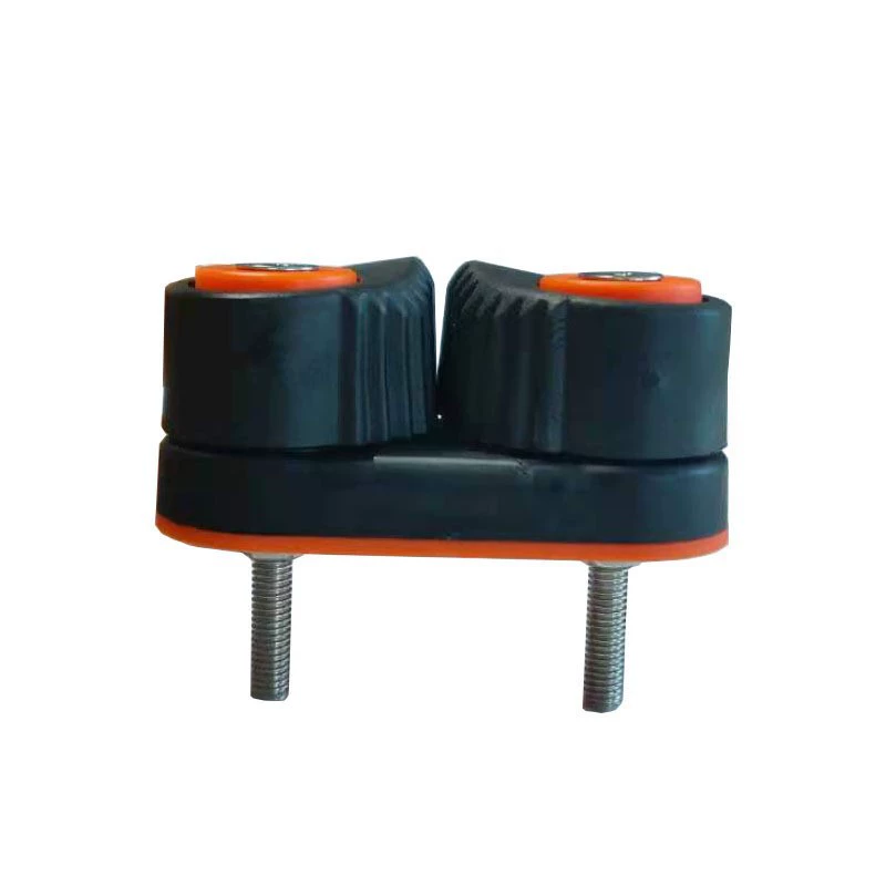 Зажим для нейлоновой веревки, зажим для проволоки, двойной роликовый зажим для веревки 29*64 мм, аксессуары для морской фурнитуры