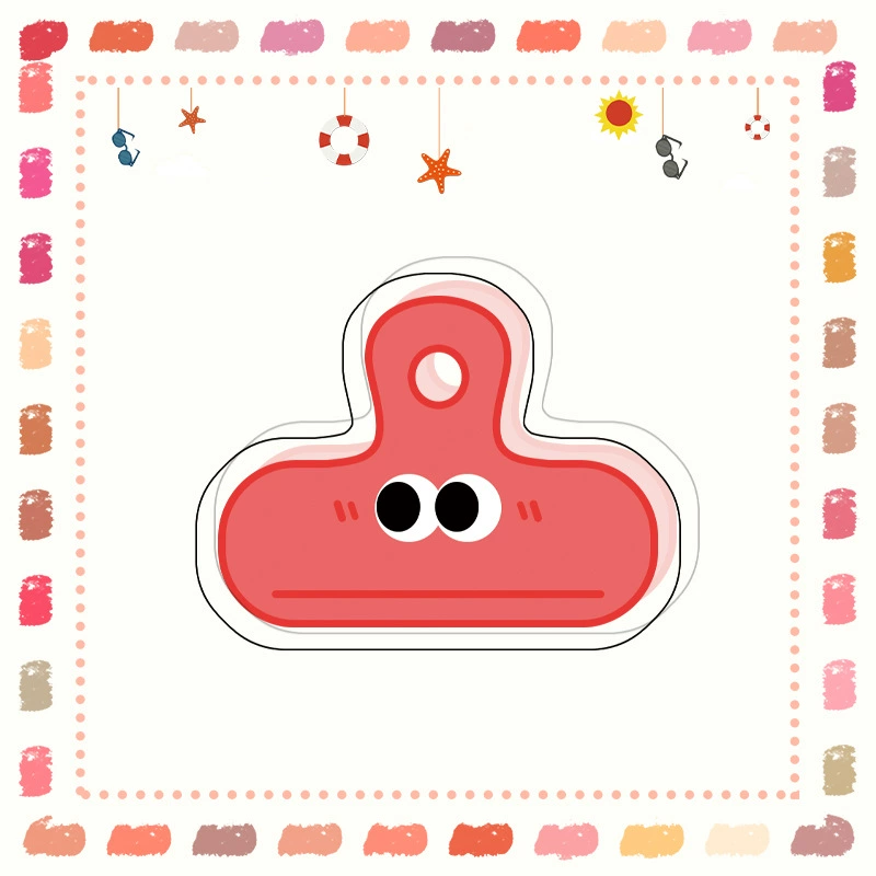 Xiaohongshu explosion, fresh cartoon cute, funny expression Eye clip, long tail clip PP clip Tripida book clip