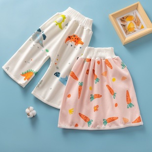 Baby Diaper Abstinent Artifact Diaper Skirt Children's Washing Anti-wetting Bed Absorbent Leak-proof High Waist Diaper Pants