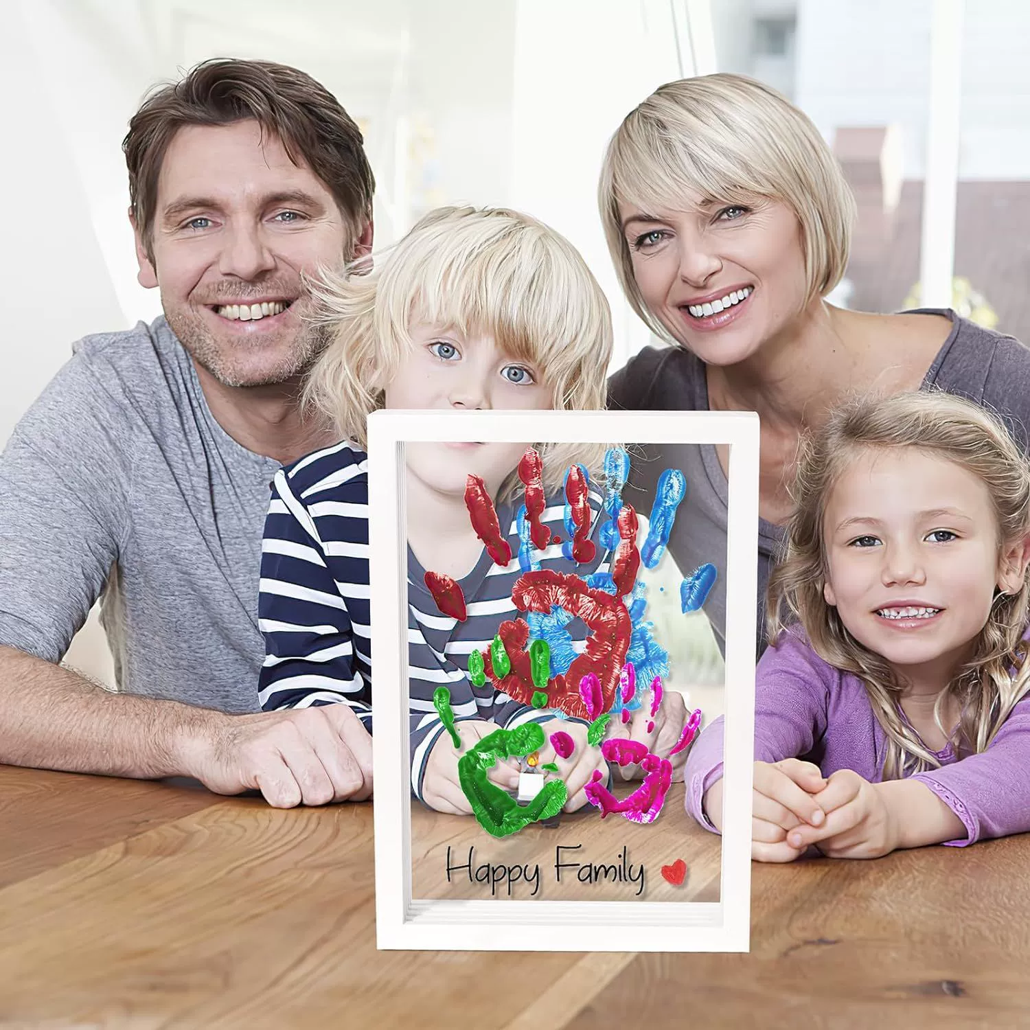 DIY фоторамка Ручной отпечаток Памятная рамка Ручной рама Ручной рама Настольный стол