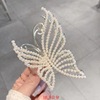 Advanced big crab pin with butterfly, fashionable hairgrip, shark, new collection, flowered