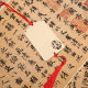 Wooden wish card blessing card handwriting wooden tag decoration listing fortune scenic spot temple blessing pendant wholesale