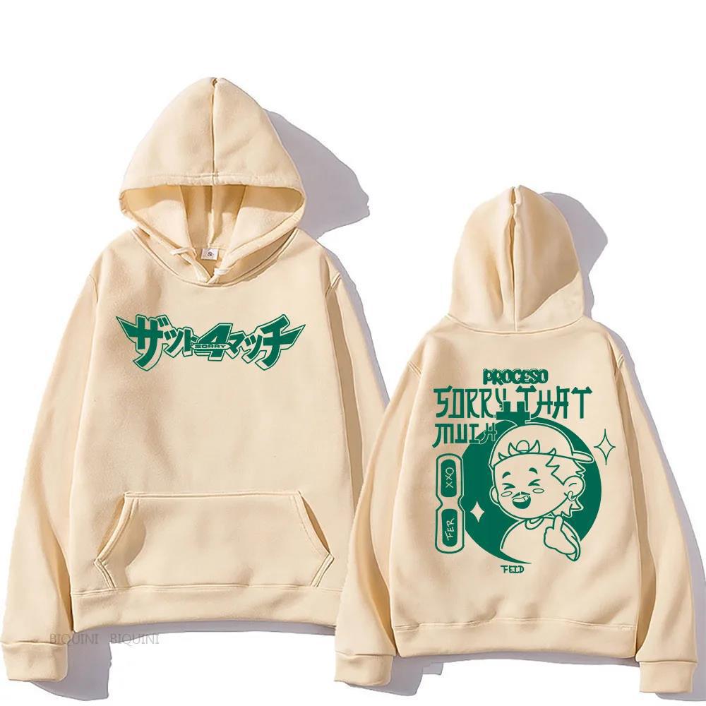 Frexxo Feid SORRY 4 THAT MUCH Hoodies Fleece Fall Winter Lon