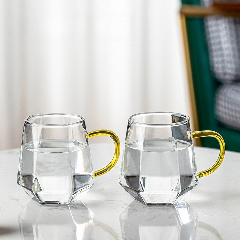 투명한 다이아몬드 컵 350ml