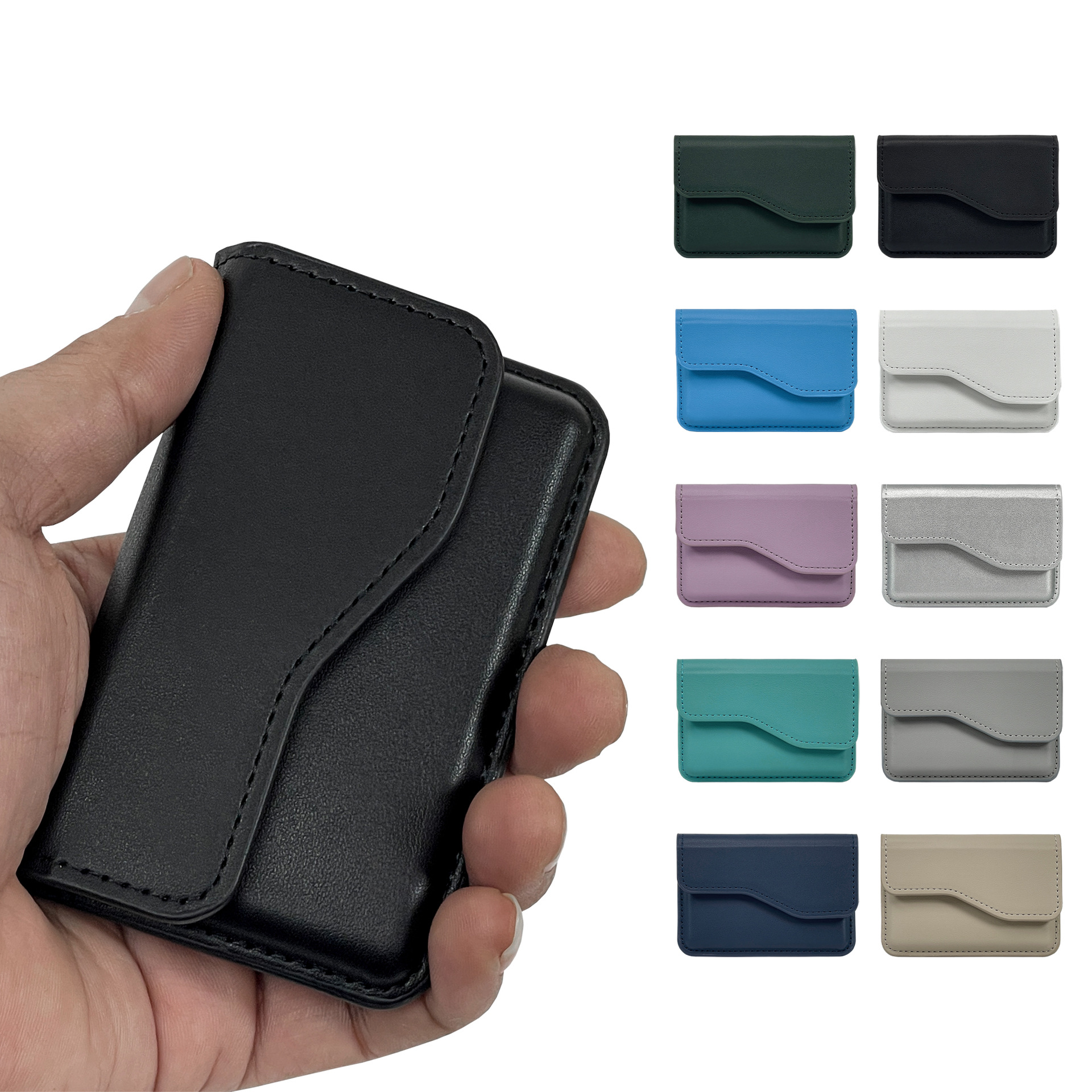 Fabricante directo para el iPhone Starbucks Magsafe Magnet Flip Bag Side Open Card Cover