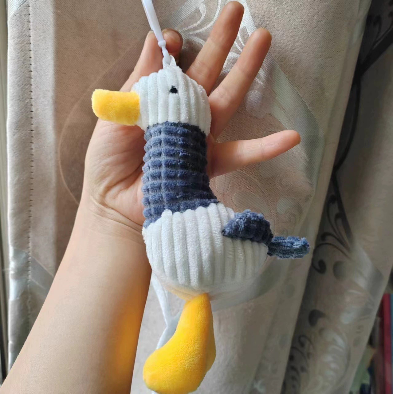 Давай плюшевый милый мультфильм утка кукла брелок