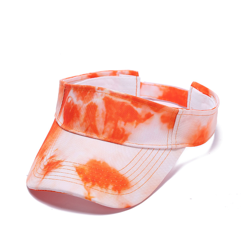 Tie-Dye-Visier, bunter Graffiti-Sonnenhut für Damen, modische Baseballkappe_voghion.com