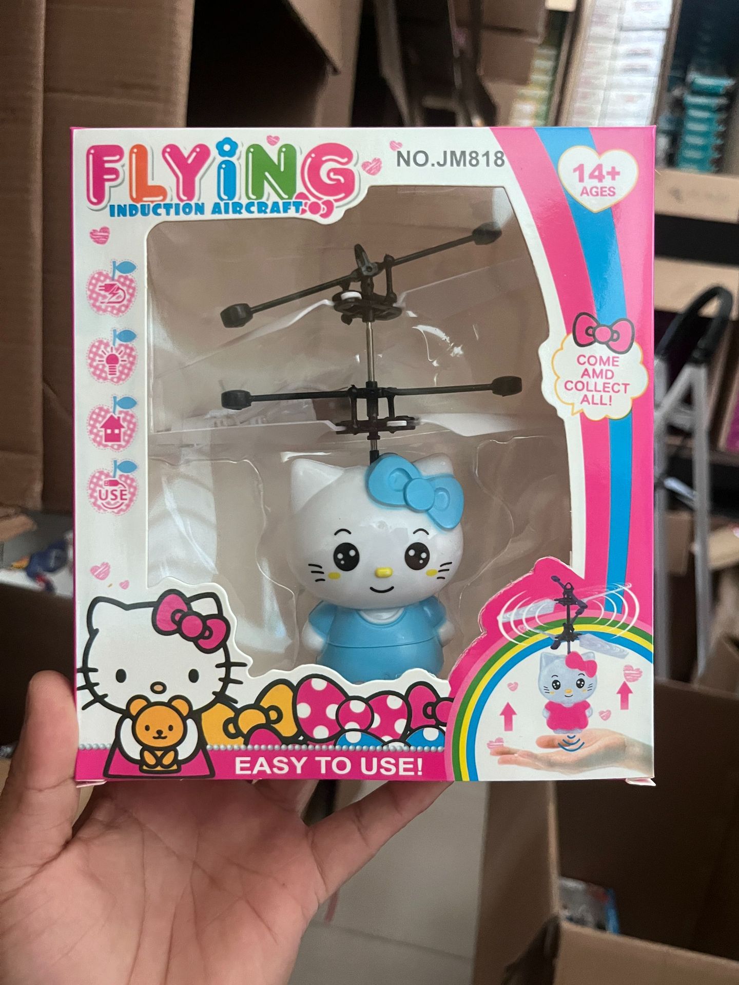 Kt cat blue aircraft