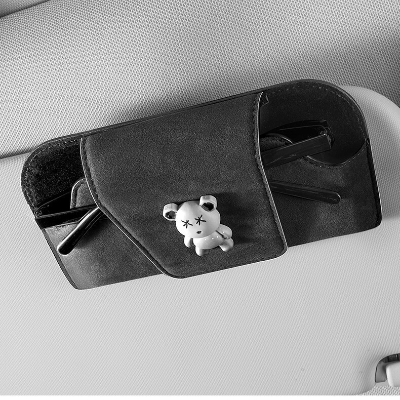 Car Glasses Box Sun Visor Glasses Holder Car Inner Driving Sunglasses Holder Sunglasses Car Storage Box Glasses Frame
