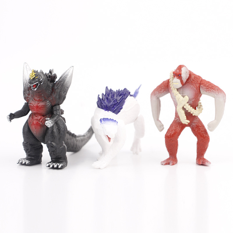 고질라 VS. 킹콩 컬러 스타 에볼루션 에디션 킹콩 스카르 왕시무 손으로 만든 인형 모델 장식품