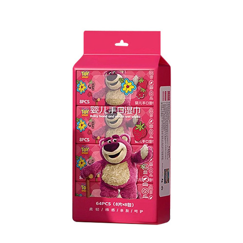 Thickened Mini Wet Wipes Pack for On-the-Go, Baby Infant Hand Mouth Use, Children Students Portable Cleaning Wet Wipes