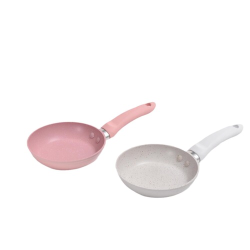 Aluminum baby food pot, small milk pot, small frying pan, children's DIY small pot, mini kitchen multi-function set pot