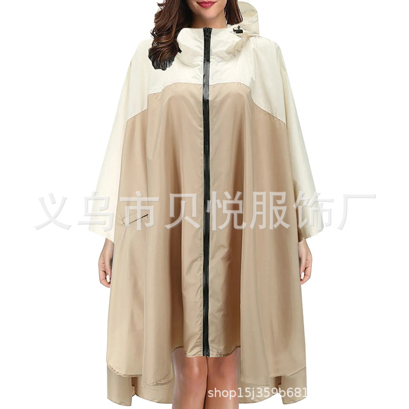 Poncho Impermeable Ligero Tipo Capa, Transpirable, para Ciclismo y Uso al Aire Libre image 20