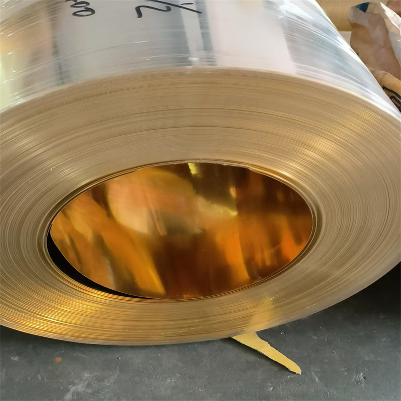 现货供应直销纯黄铜H65 纯黄铜带H65价格优惠 分条 质量保证