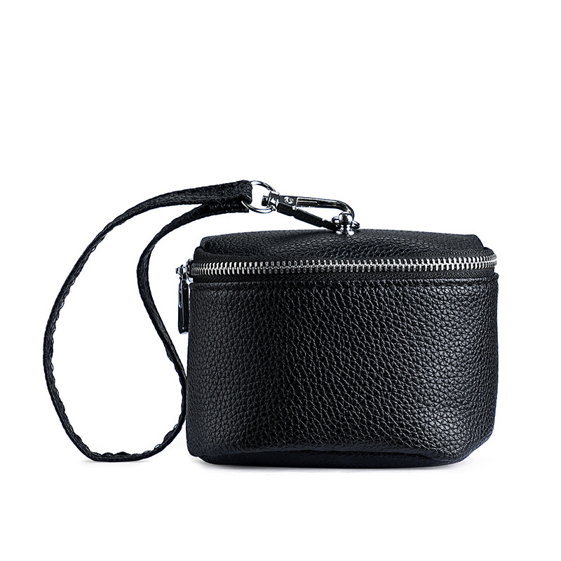 Mini damas de piel suave lichi cuadrado cuerdas pequeñas bolsas de cambio creativas de piel suave lápiz labial pequeños objetos