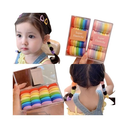 Children's hair tie large size, hair-friendly, for girls, high ponytail hair ribbon, high elasticity headband, durable elastic, student hair tie