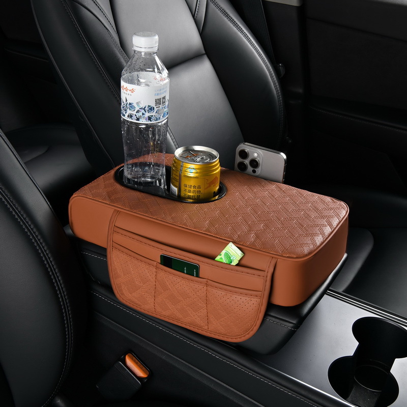 Car Armrest Box Protection Pad, Armrest Elbow Rest, Cup Holder, Storage Box, Accessories, Height-Increasing Comfort Armrest Box Pad