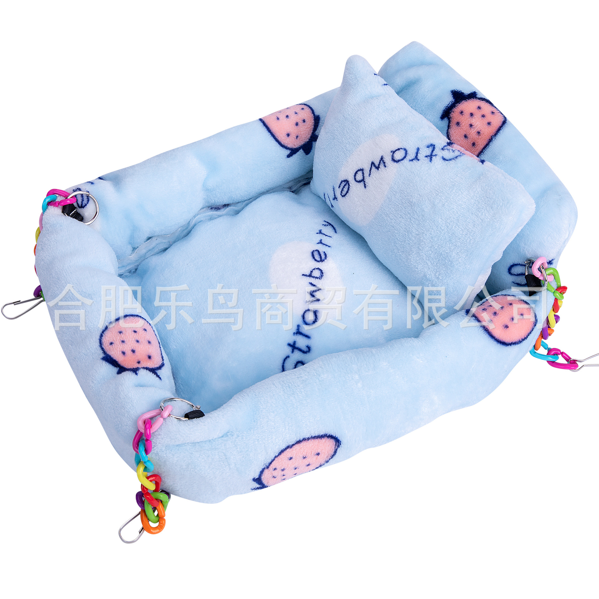 Loro hamaca hamster oso dorado totoro bolsa de miel hamaca colgante nido colorido cadena colgante nido amazonas transfronteriza