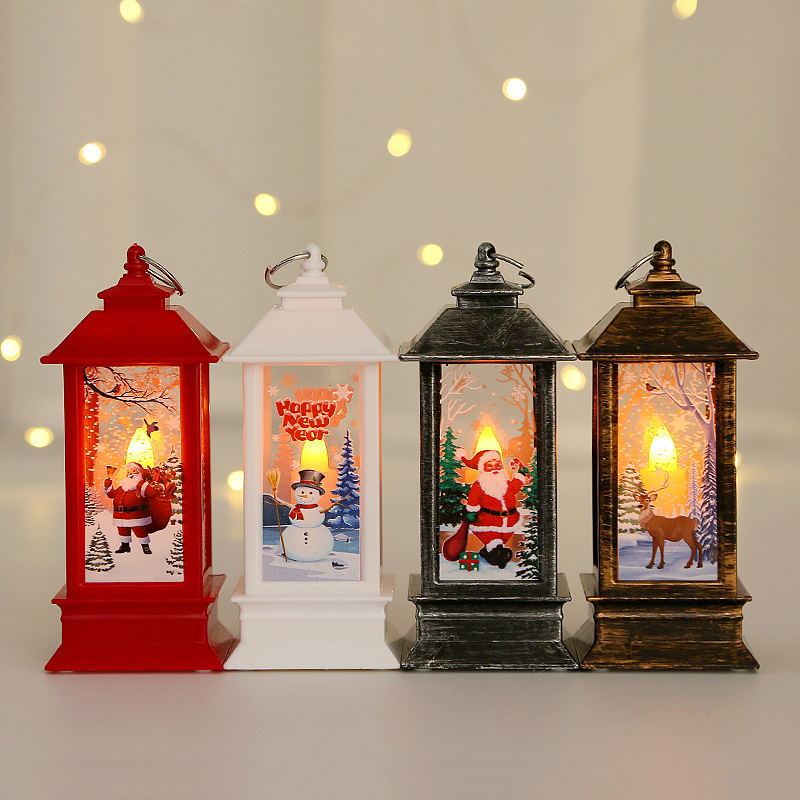 Christmas Retro Santa Claus Plastic Party Lightings display picture 5