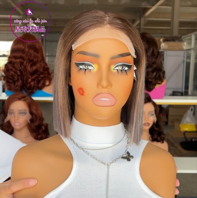 5by5 bone straight SDD double drawn  human hair wigs color w|undefined