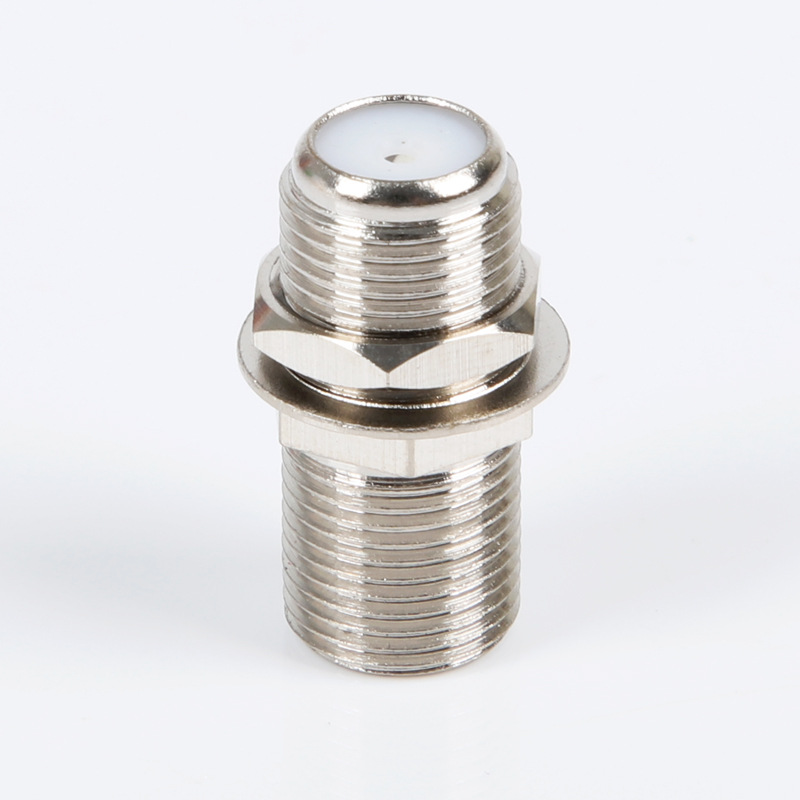 British Standard Copper F-Type 81 Wholesale Tail Cable Connector – Video RF Coaxial Connector with Crimping and Cold-Pressing Tool