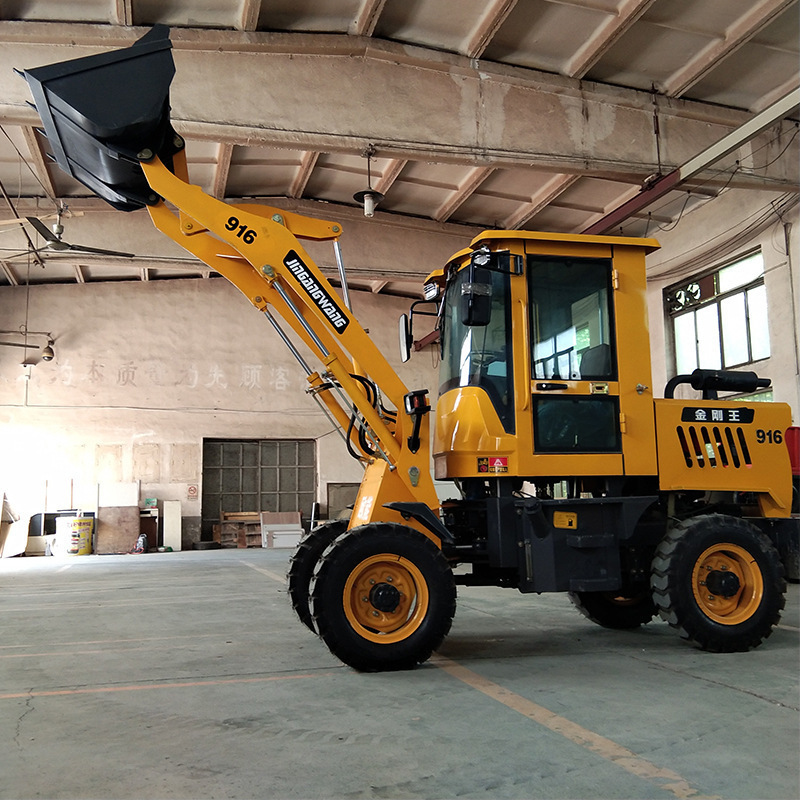 多功能装载机抓农用小铲车养殖场抓草建筑工地柴油木机推土机电动