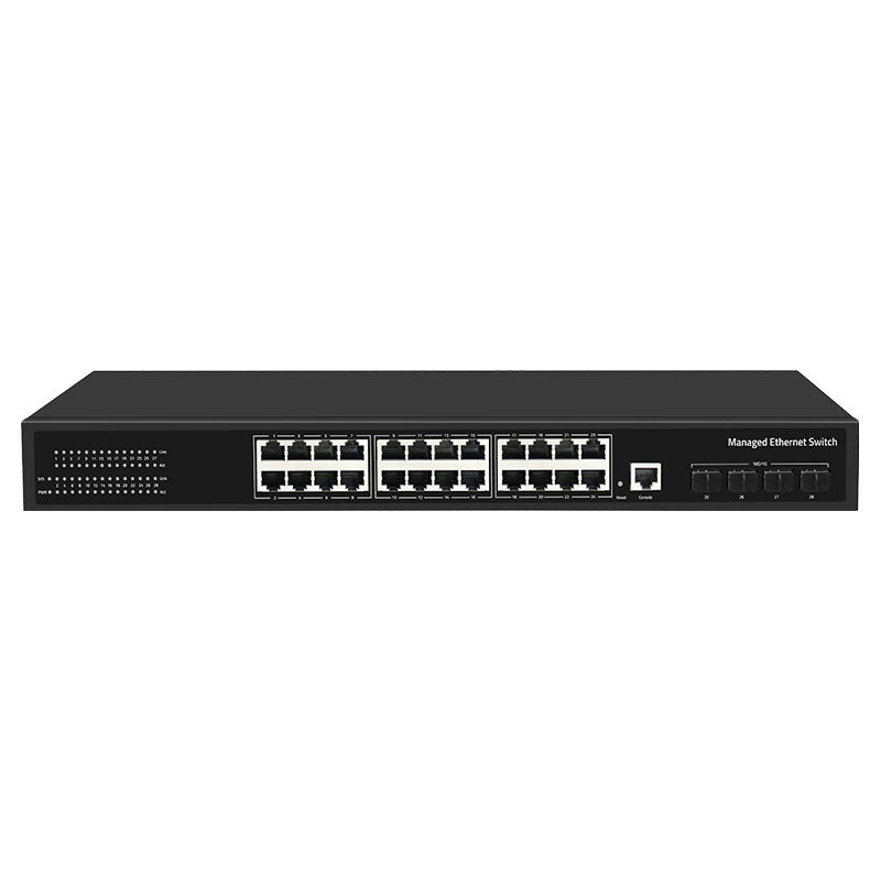 Lianguo Ethernet переключатель трёхуровневый сетевой диспетчер функций управления 4 миллиона SFP светлая розетка 24 гигабитных светлый свет