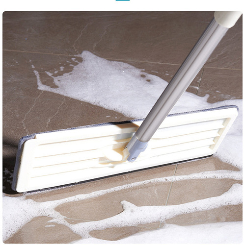 Labor-saving mop, household upgrade, scratch type, lazy mopping, flat mop bucket, dry and wet dual-use set, department store