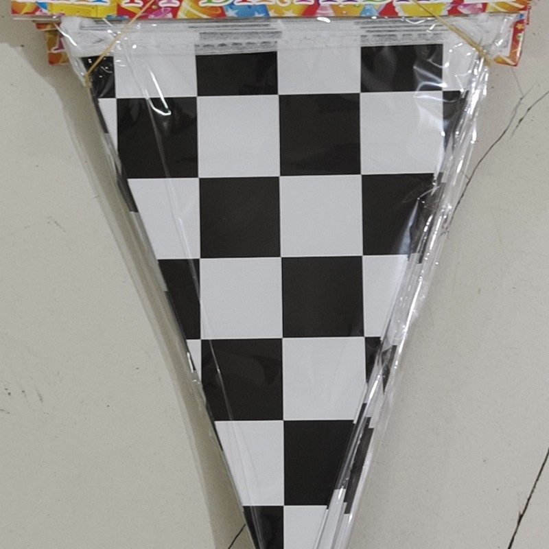 Triángulo bandera colección bebé cumpleaños fiesta decoración tire bandera colorido bandera cumpleaños tire flor cumpleaños diseño banner fuente de fábrica