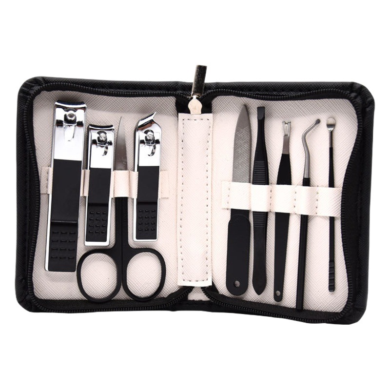 18 Piece Set Zipper Bag Manicure Manicure Portable Home Beauty Set Pedicure Tool Nail Clipper Nail Clipper