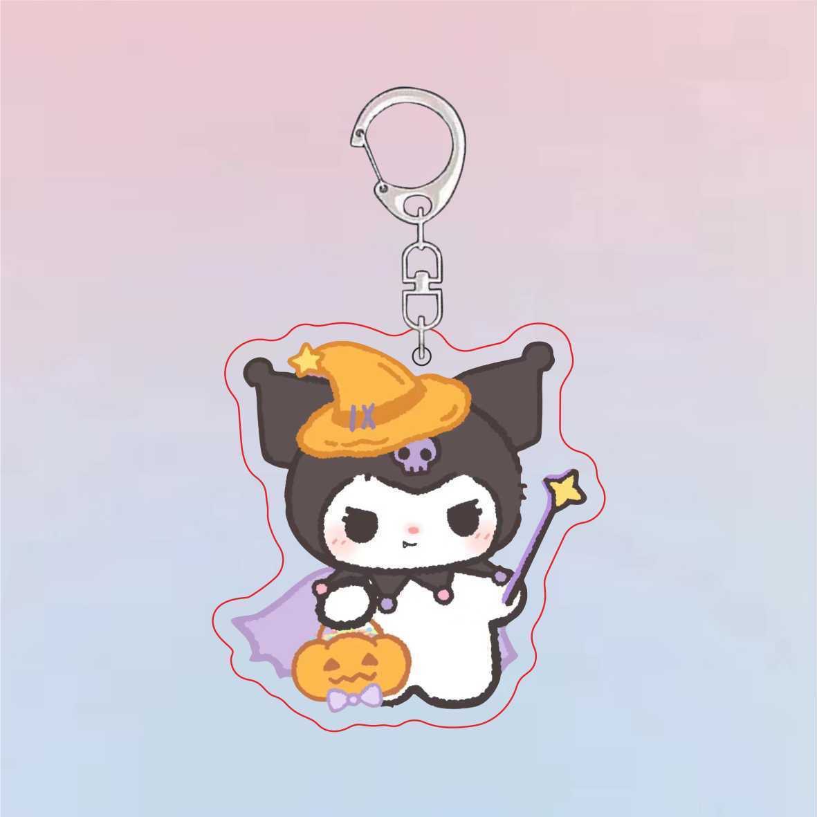 Sanrio colgante KT acrílico llavero pareja ins caricatura lindo bolso colgante regalo de Navidad