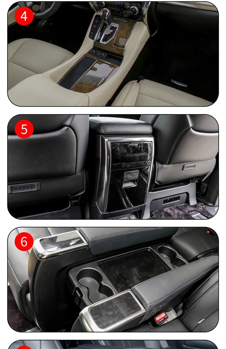 Suitable for 19-22 Toyota Wilfa Center Console Gear Interior Car Sticker Modified Paint Transparent Tpu Protective Film