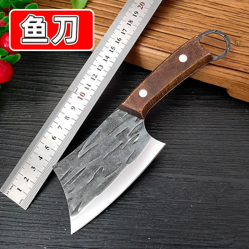 Мини-деревянная ручка из нержавеющей стали маленький кухонный нож открытая Рыбная резка нож для мяса кухонный бытовой кухонный нож открытый кемпинг нож для барбекю