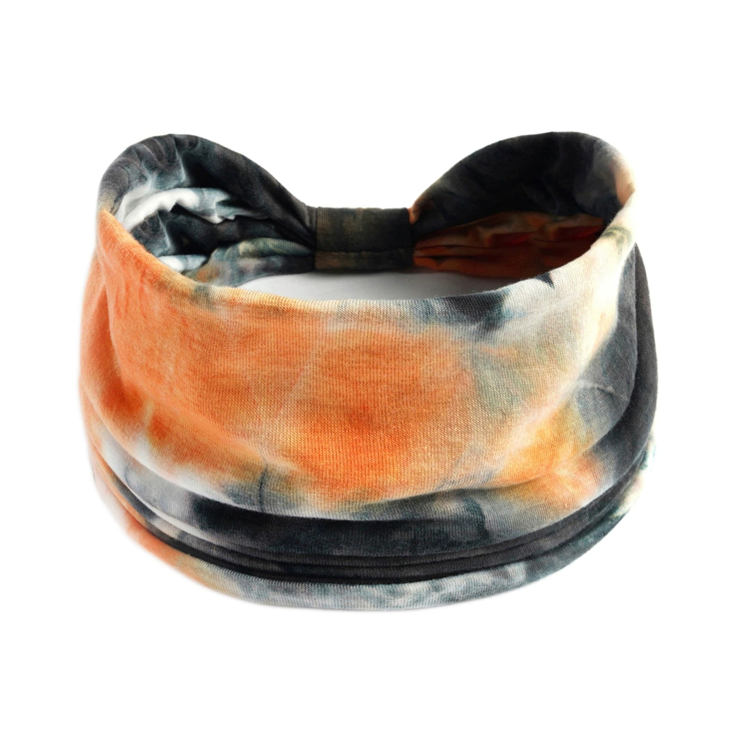 Europa y América nueva impresión elástica deportiva correa de cabello damas banda ancha correa de cabello turbante retrógrado joyas para el cabello de yoga