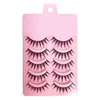 Kule Silk Little Devil до волос 5 пар целых накладных ресниц натуральные длинные толстые Мультяшные ресницы COS