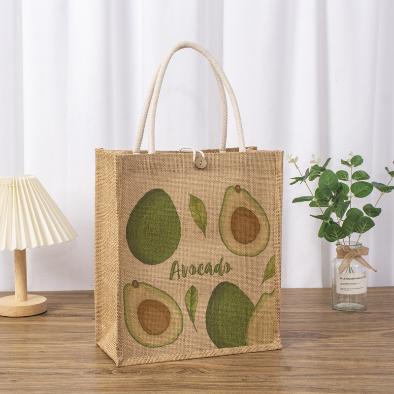 Bolsas de lino portátiles personalizadas pintadas diy bolsas de lino portátiles publicitarias festivas bolsas de regalo personalizadas