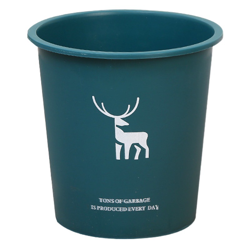 Manufacturer Wholesale Lidless Trash Cans, Simple and Elegant Lidless Trash Cans for Home Use, Fresh Printed Household Trash Cans