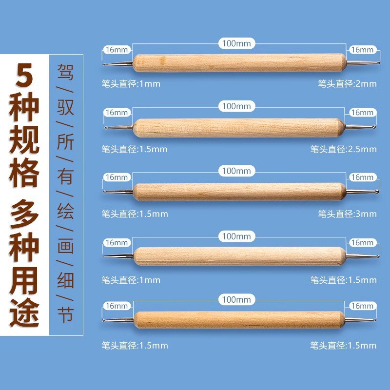 Conjunto de herramientas de cerámica transfronterizas de barro de cerámica de escultura DIY fábrica directa