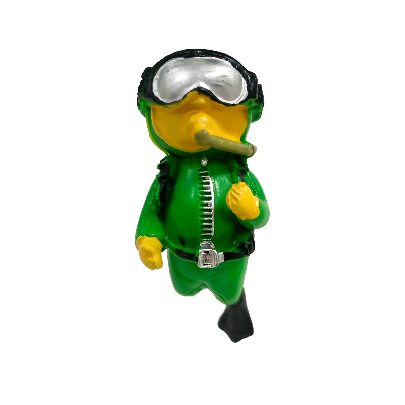 Naranja azul gordo buzo spot al por mayor acuario ornamental pecera flotante decoración de paisajismo océano hombre rana