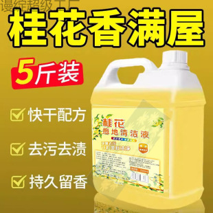 Osmanthus Floor Mop Floral Water Large Barrel High Concentration Long-Lasting Fragrance Floor Odor Removal Cleaner Jasmine Floor Mop Liquid